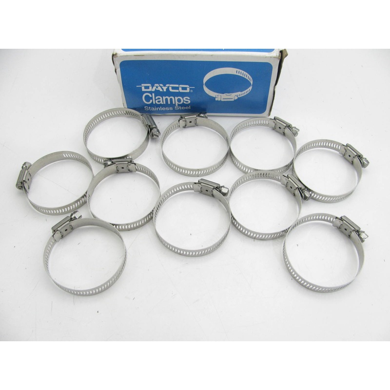 (10) Dayco 92032 Worm Gear Hose Clamp - 1-9/16'' - 2-1/2''