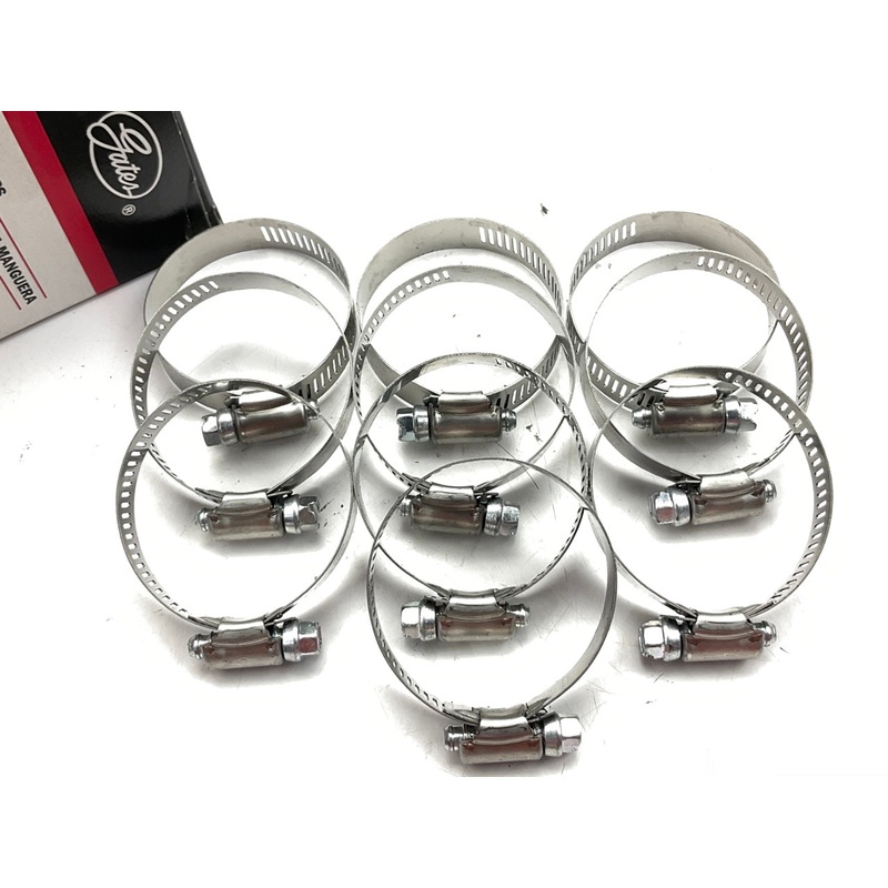 (10) Gates 32028 Super Hex Hose Worm Gear Clamp, Size 28, 1-5/16'' To 2-1/4''