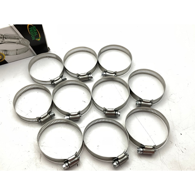 (10) Ideal 5040051 Hose Clamps, SAE Size 40, Clamping Range: 2''-3'' (51mm-76mm)