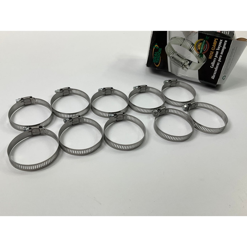 (10) Ideal 5736051 Worm Gear Hose Clamp, SAE Size # 36, 1-3/4'' To 2-3/4''