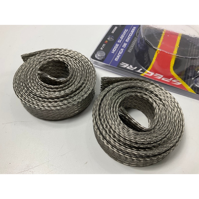(2) Spectre 3008B Magna-Braid Hose Sleeve For 3/4'' HVAC Heater Hose - 6' Long