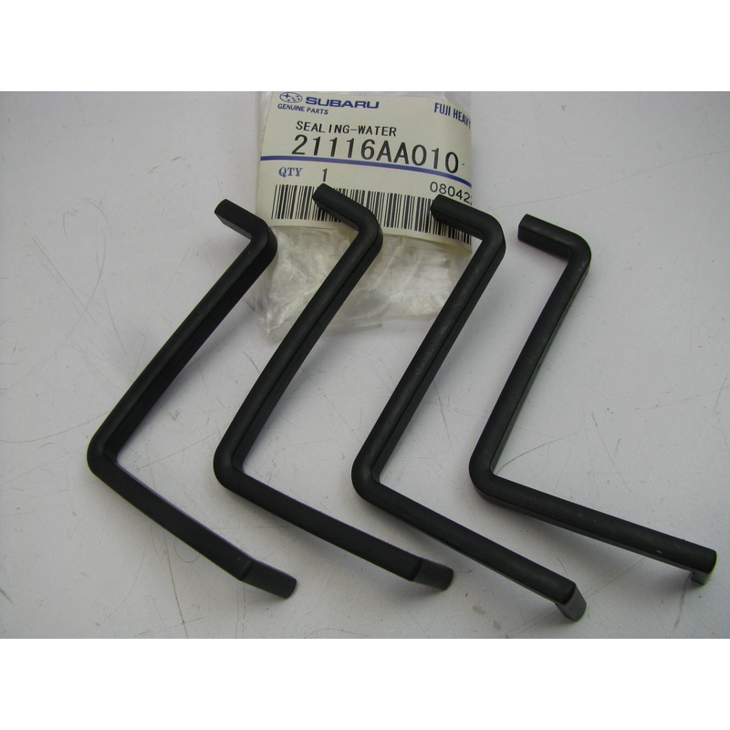 (4) NEW GENUINE Engine Water Pump Gasket Seals OEM For Subaru 21116AA010