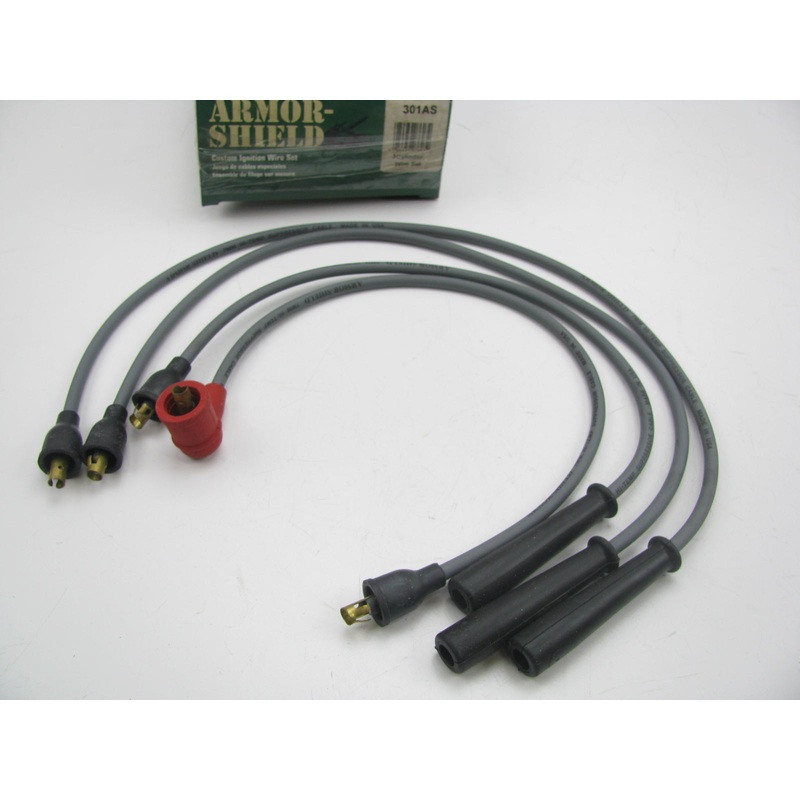 Armor-shield 301AS Ignition Spark Plug Wire Set For 1987-1991 GM 1.0L-L3