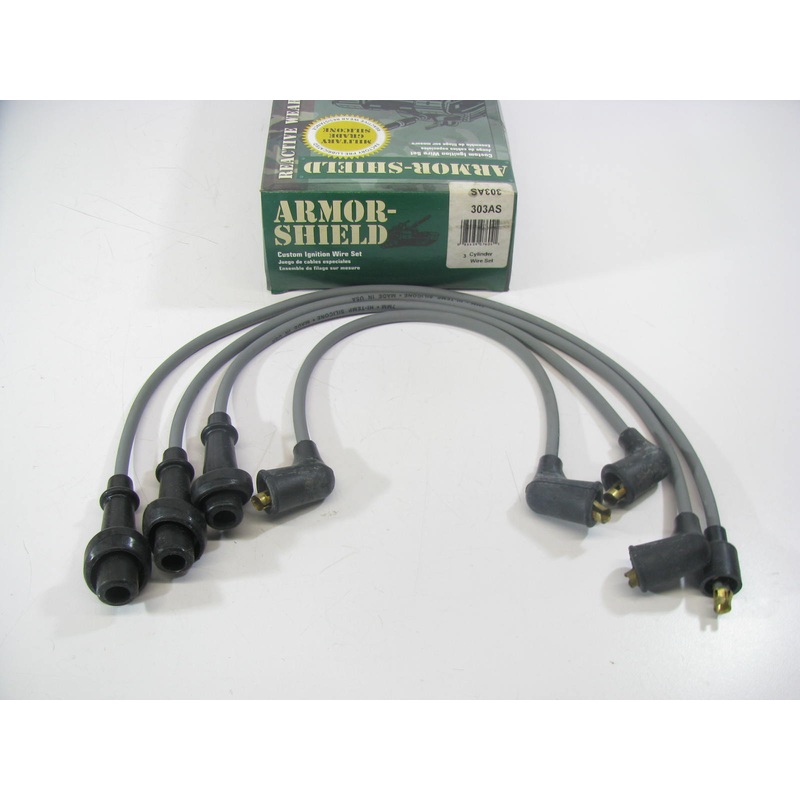 Armor-shield 303AS Ignition Spark Plug Wire Set For 1985-1991 GM 1.0L-L3