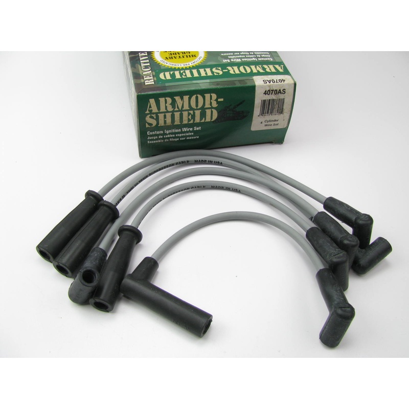 Armor-shield 4070AS Ignition Spark Plug Wire Set For 1997-2000 Dakota 2.5L-L4