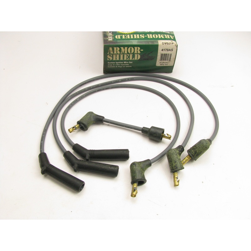 Armor-shield 4170AS Ignition Spark Plug Wire Set For 1990-1995 Hyundai 1.5L-L4