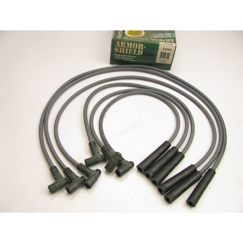 Armor-shield 632AS Ignition Spark Plug Wire Set 1984-1985 GM GM 3.3L 3.8L-V6