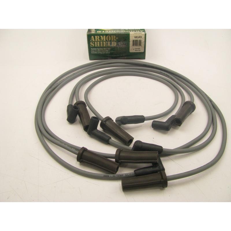 Armor-shield 683AS Ignition Spark Plug Wire Set For 1986-1988 GM 3.8L-V6