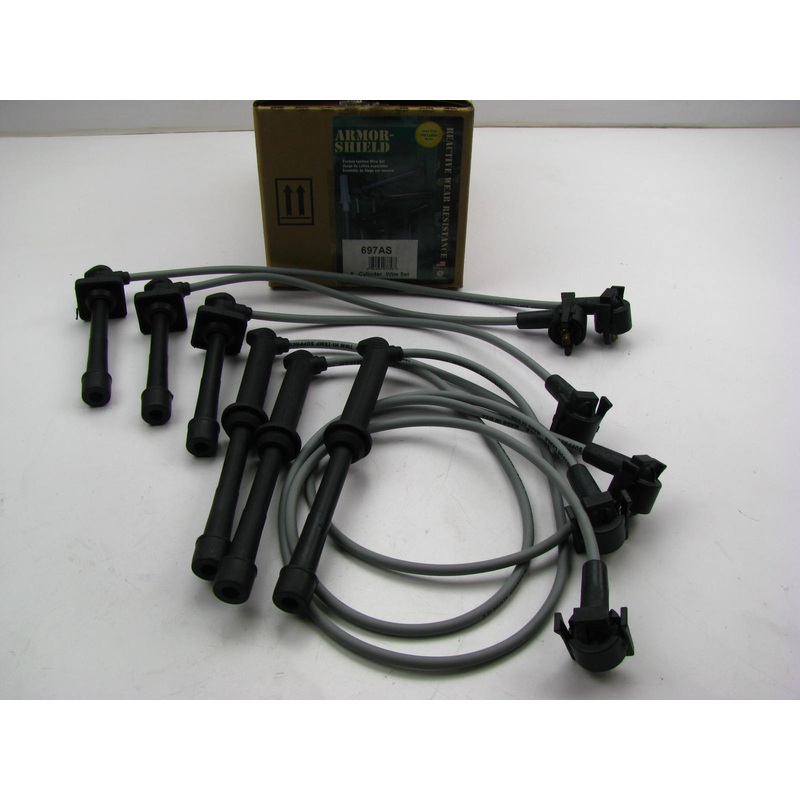 Armor-Shield 697AS Ignition Spark Plug Wire Set For 89-94 Nissan Maxima 3.0L