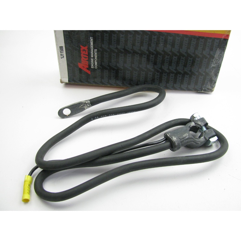 Airtex 1J1158B Black Top Post Battery Cable - 4 Gauge, 49-1/2'' Long