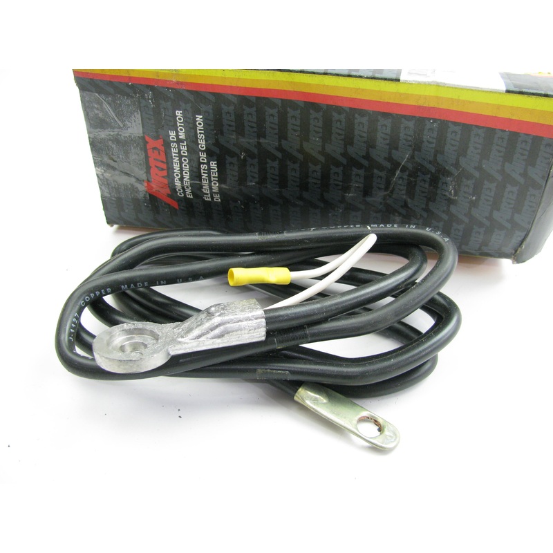 Airtex 1J1224B Black Top Post Battery Cable W/ Splice, 4 Gauge, 79'' Long