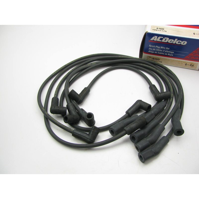 Acdelco 616D Ignition Spark Plug Wire Set for 1986-1994 Ford Mercury 3.0L-V6