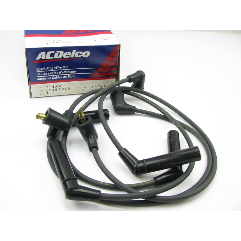 Acdelco 714XX Ignition Spark Plug Wire Set - 1993-1996 Colt, Summit