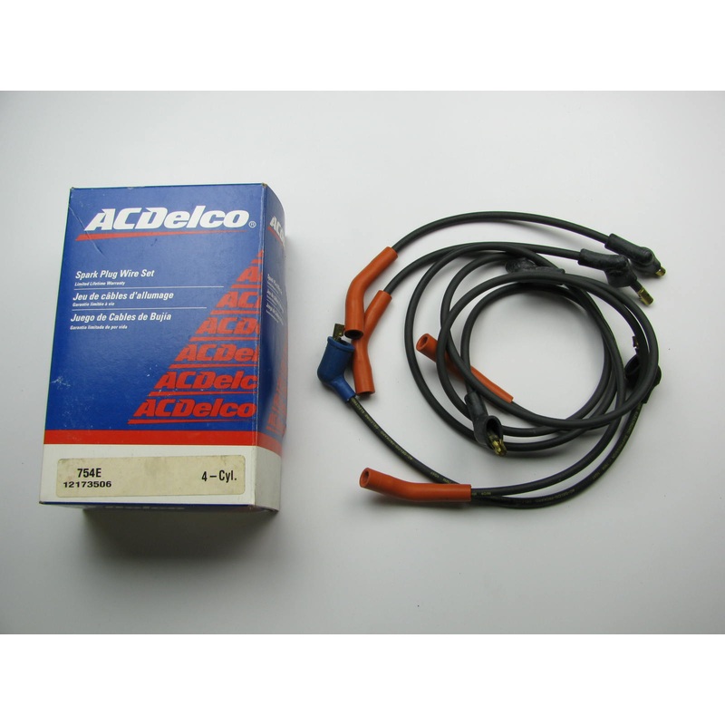 Acdelco 754E Ignition Spark Plug Wire Set - 1990-1996 Mazda Miata 1.6L 1.8L