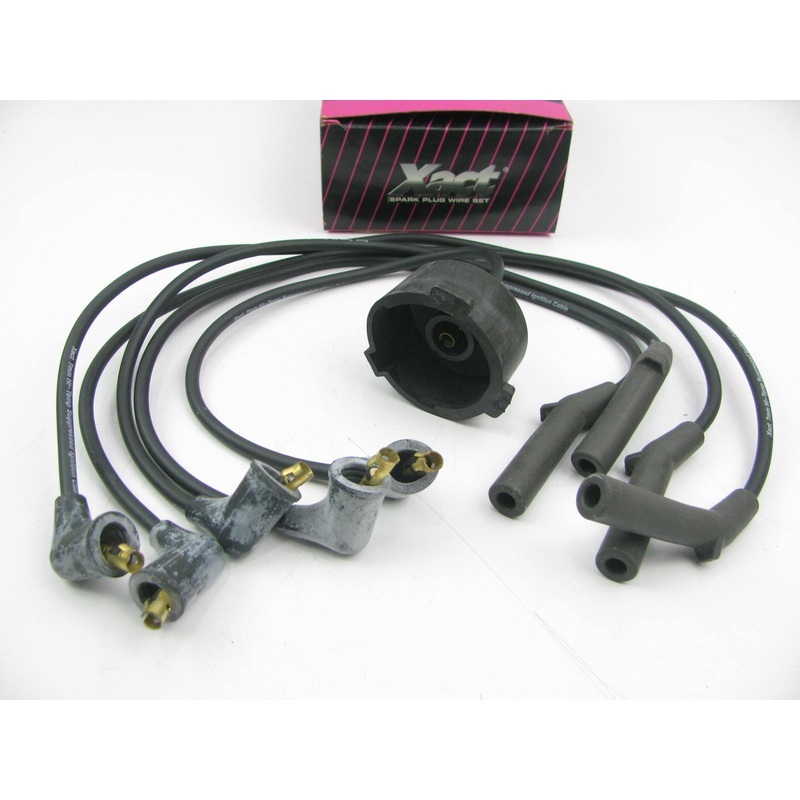 Xact 4704 Ignition Spark Plug Wire Set With Distributor Cap For 82-85 Honda 1.8L