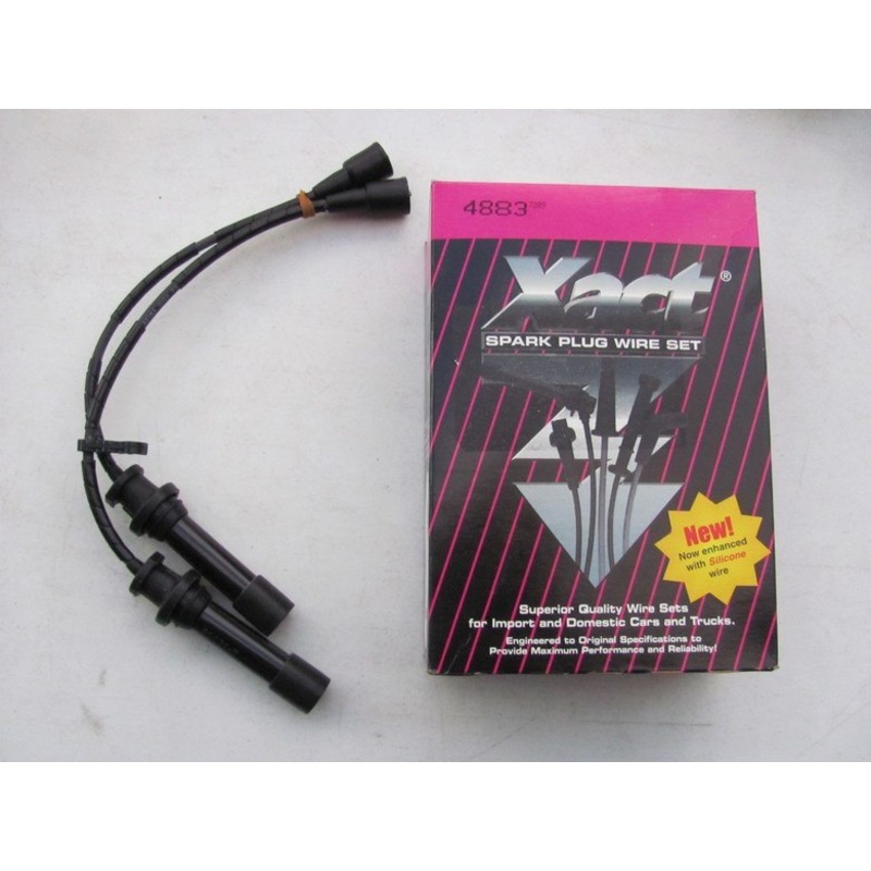 Xact 4883 2 Piece Spark Plug Wire Set For 1999-2003 Mazda Protege 1.6L-L4