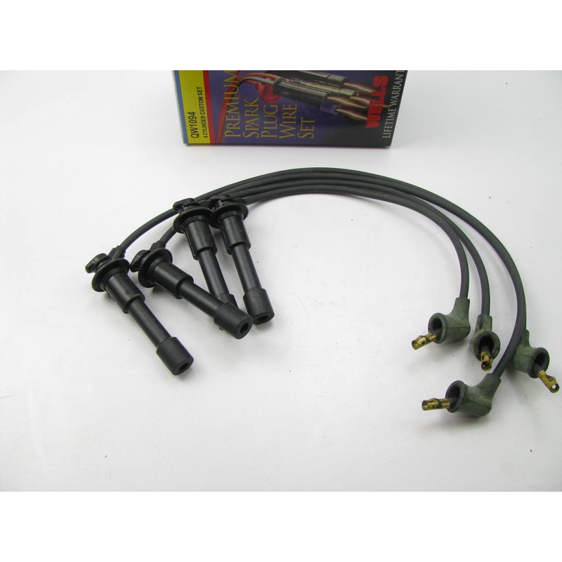 Wells QW1094 Ignition Spark Plug Wire Set For 1994-1998 Mazda 1.6L 1.8L-L4