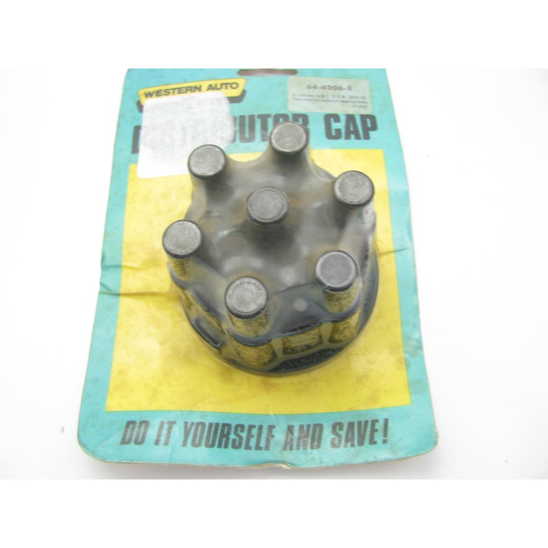 Western Auto 64-4206-5 Ignition Distributor Cap For 1955-1965 AMC GM 6 Cylinder