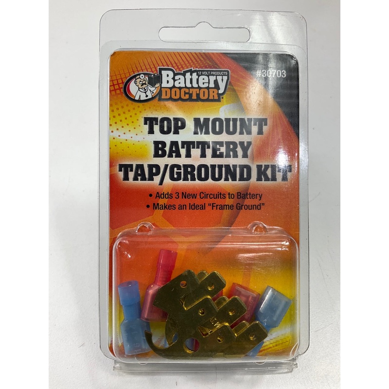 Wirthco 30703 Battery Doctor Top Post Triple Tap, Also Used As A Frame Ground