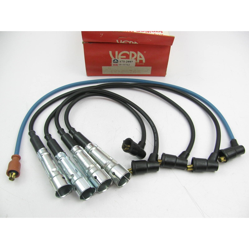 Vera 18-00762 Ignition Spark Plug Wire Set For 1973-1980 VW Audi 1.5L 1.6L-L4