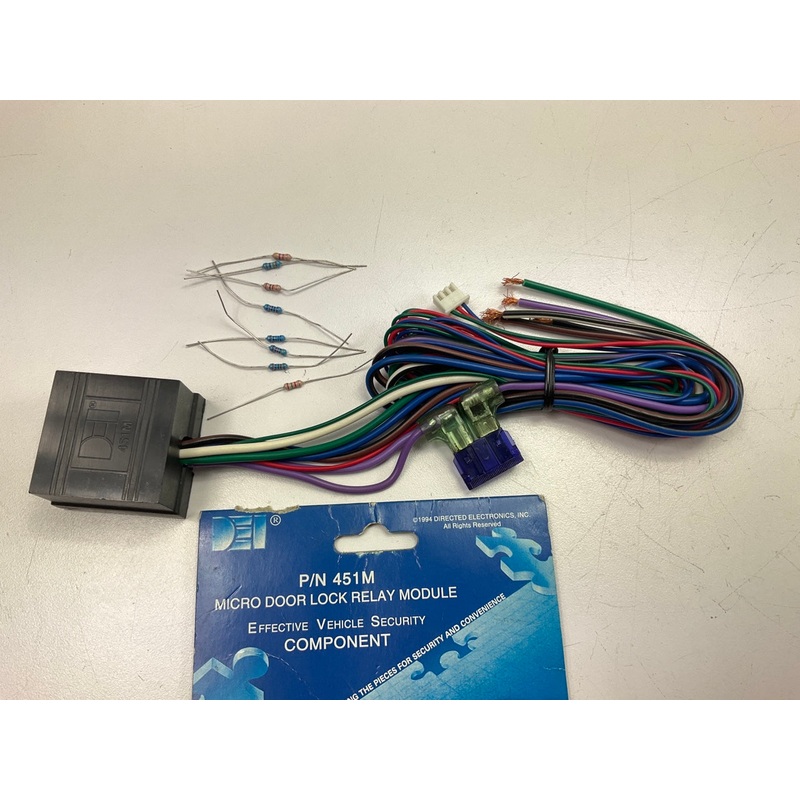 Viper DEI 451M Door Lock Relay Module For Remote Start System, With Resistors