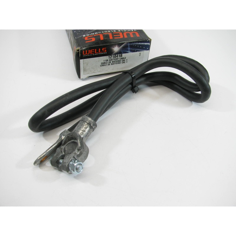 Wells 121041B Top Post Battery Cable - 1 Gauge Black