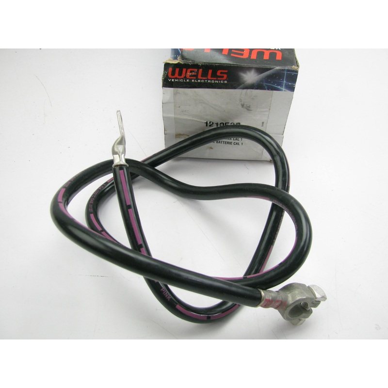 Wells 121053B Black Top Post Battery Cable - 1 Gauge, 55'' Long