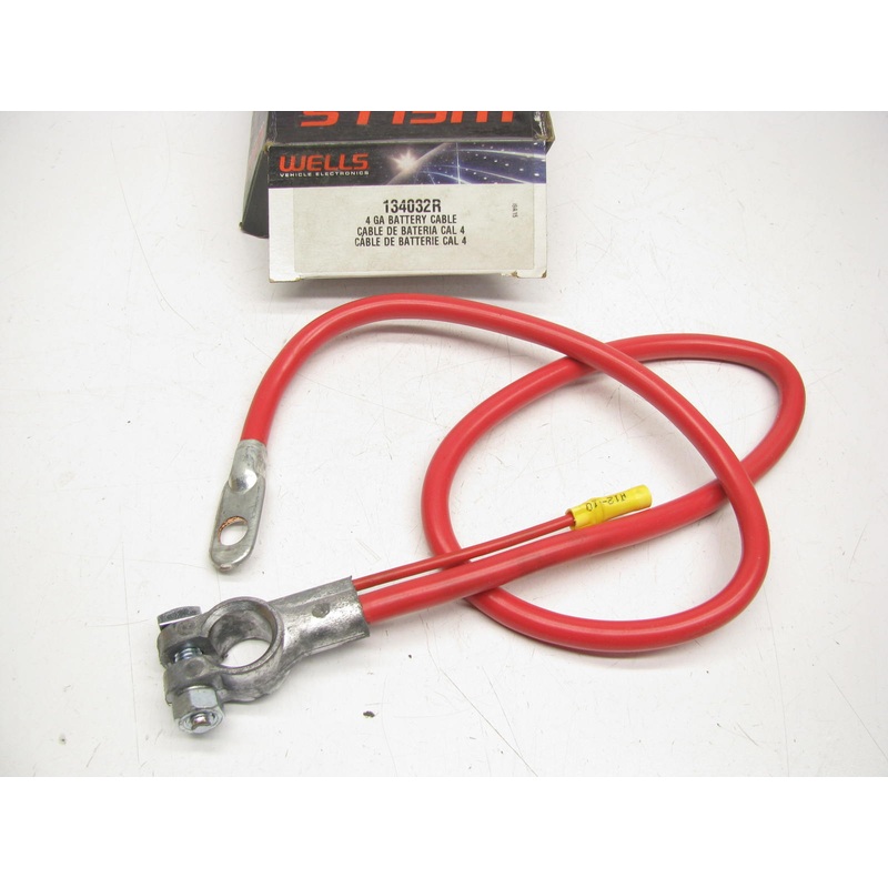 Wells 134032R Top Post Positive  Battery Cable