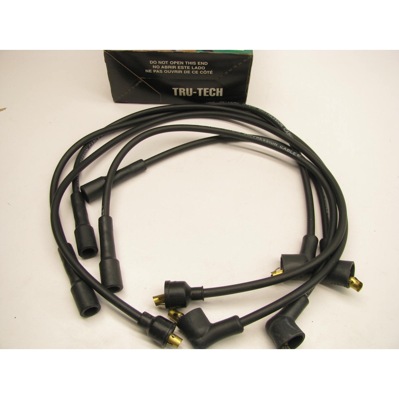 Tru-tech 4861 Ignition Spark Plug Wire Set For 1972-1976 Ford Courier 1.8L-L4