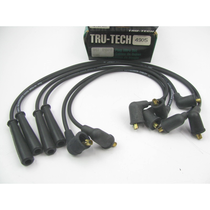 Tru-tech 4905 Ignition Spark Plug Wire Set For 1992-1997 GM Suzuki 1.3L-L4