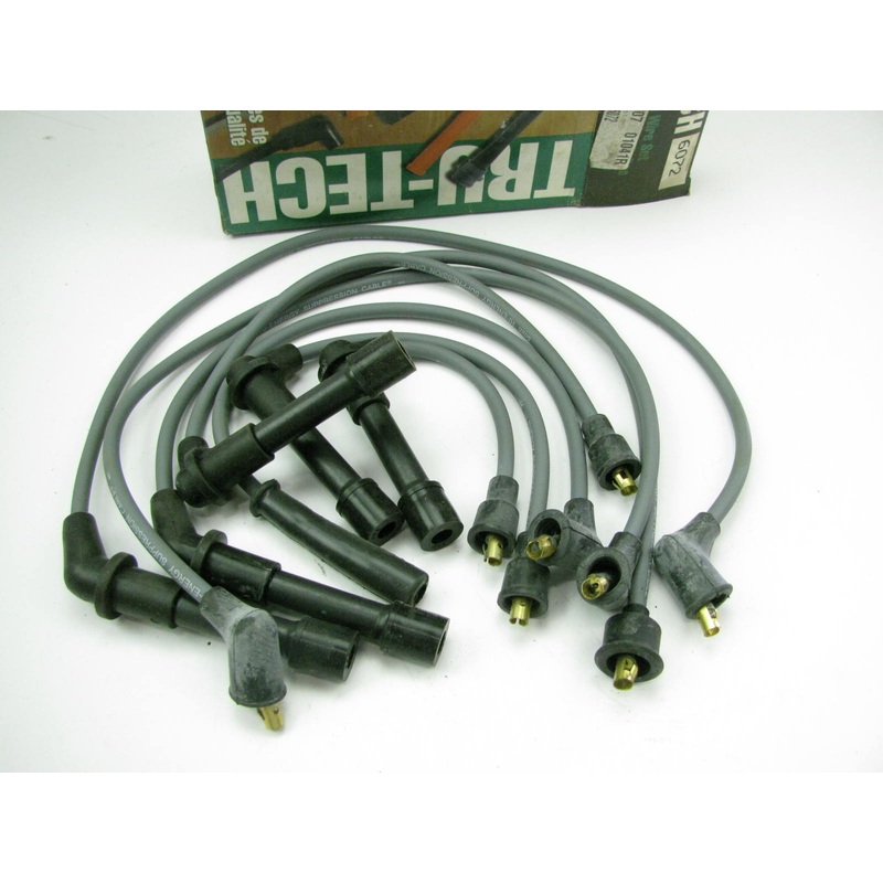 Tru-tech 6072 Ignition Spark Plug Wire Set For 1986-1989 Nissan 3.0L-V6