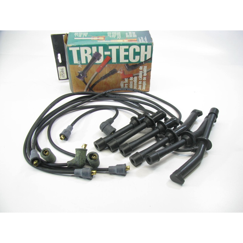 Tru-tech 6546 Ignition Spark Plug Wire Set For 1992-1995 Mazda 929 3.0L-V6