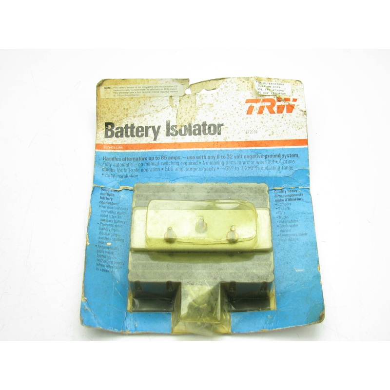 TRW 672039 Multi-Battery Isolator 85-130 Amps