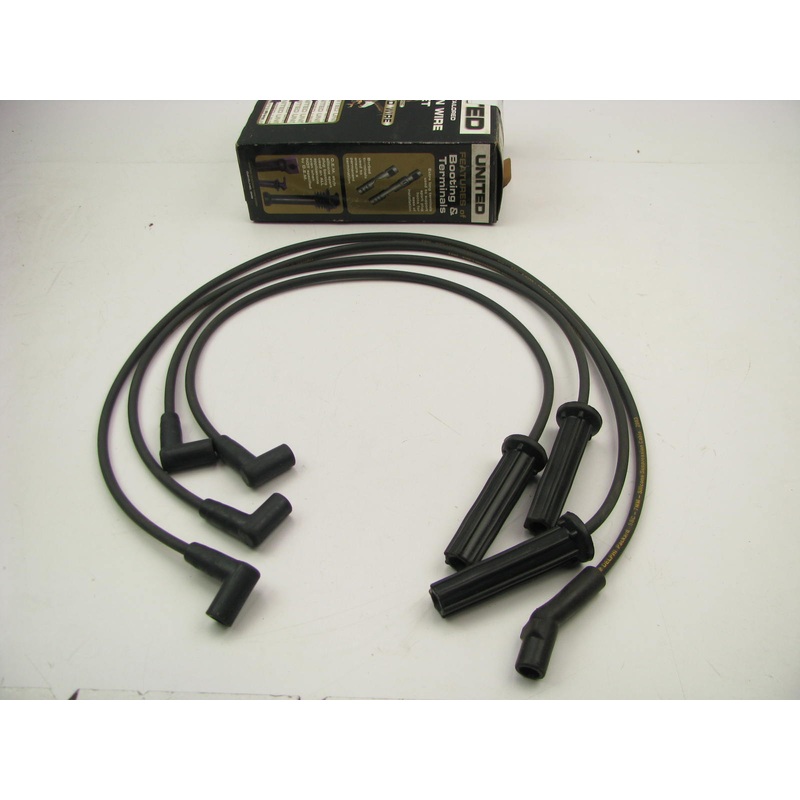 United 7410 Ignition Spark Plug Wire Set for 1987-1991 GM 2.5L-L4