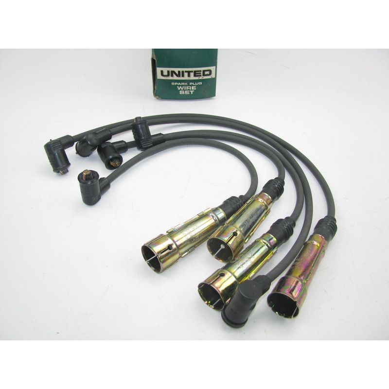 United 9451 Ignition Spark Plug Wire Set 1973-84 VW Audi 1.5L 1.6L 1.7L 1.8L-L4