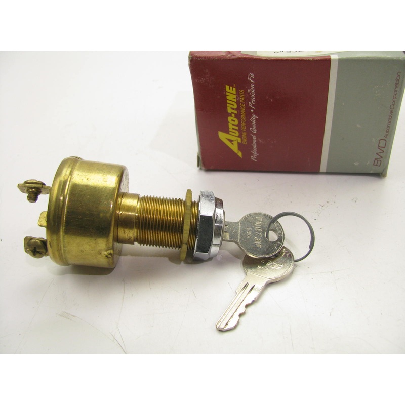 Universal Marine Brass Ignition Switch W/kes Auto Tune PT12785