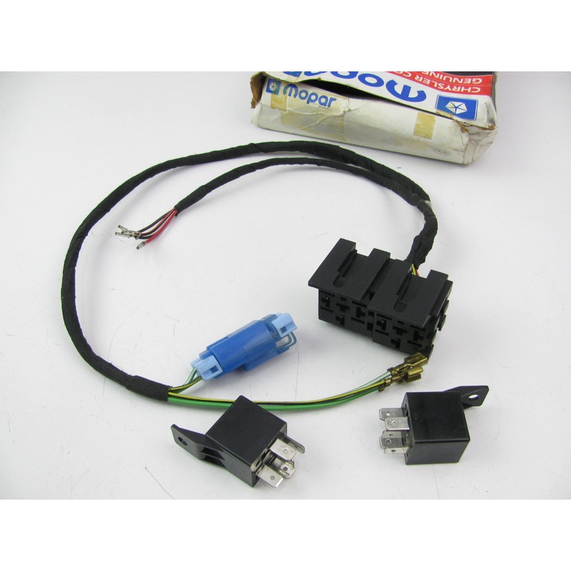 Universal OEM For MOPAR Dual Relay Kit, Includes Wire Harness With 2 Relays