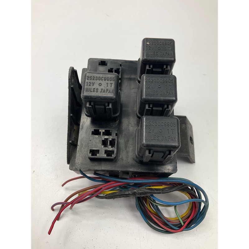 USED - OEM Engine Bay Relay Fuse Box For 1979-1983 Datsun 280zx, Cut Wires