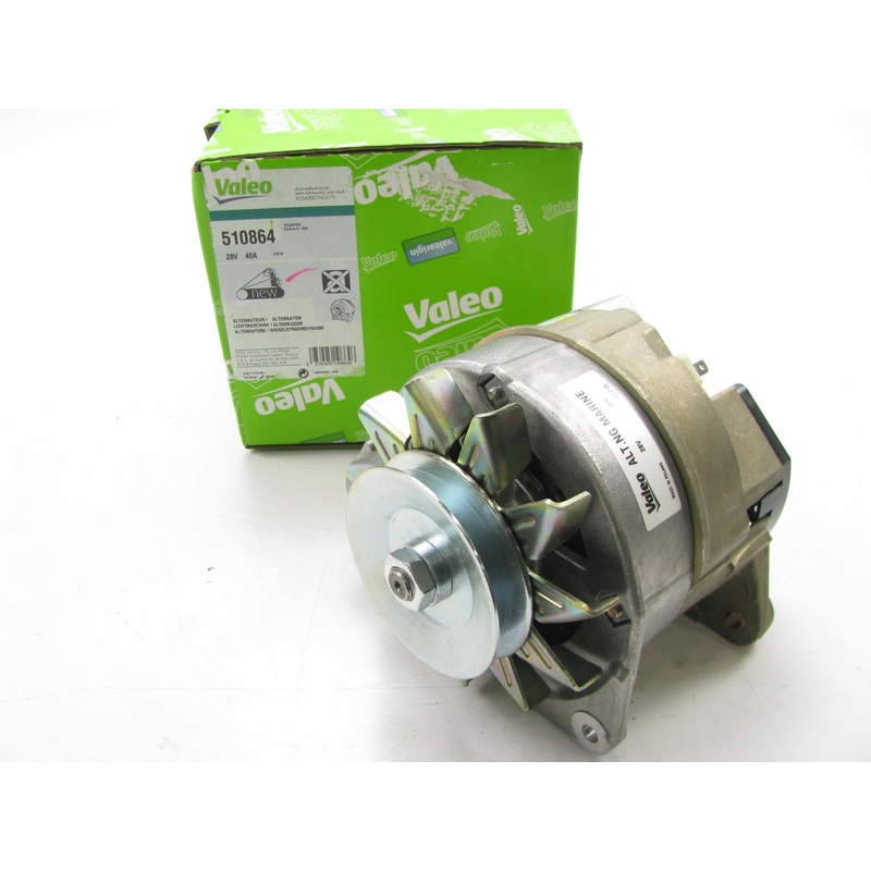 Valeo 510864 Remanufactured Alternator For Motorola, Sabre Marine 28V 40 Amp