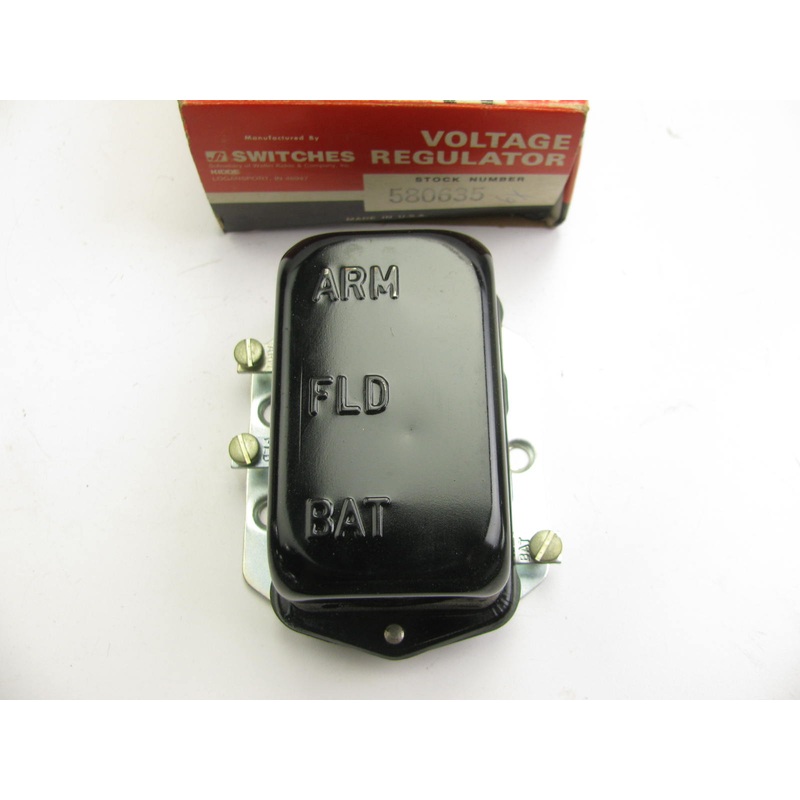 Switches Inc 580635 Voltage Regulator For 1942-1950 Dodge Truck, 6 Volt, 35 Amps