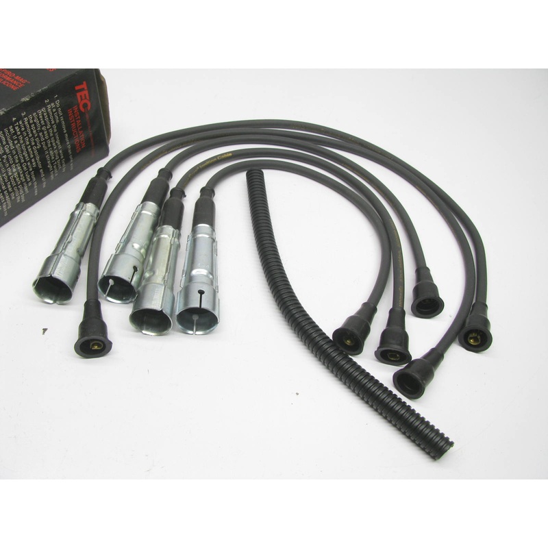 TEC 590 Ignition Spark Plug Wire Set  For 1973-1979 Audi Fox