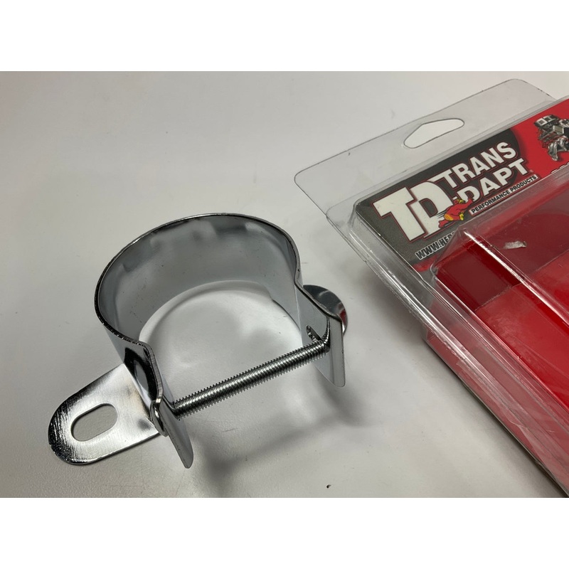 Trans-dapt 9366 CHROME Ignition Coil Mounting Bracket Coil Holder, Universal