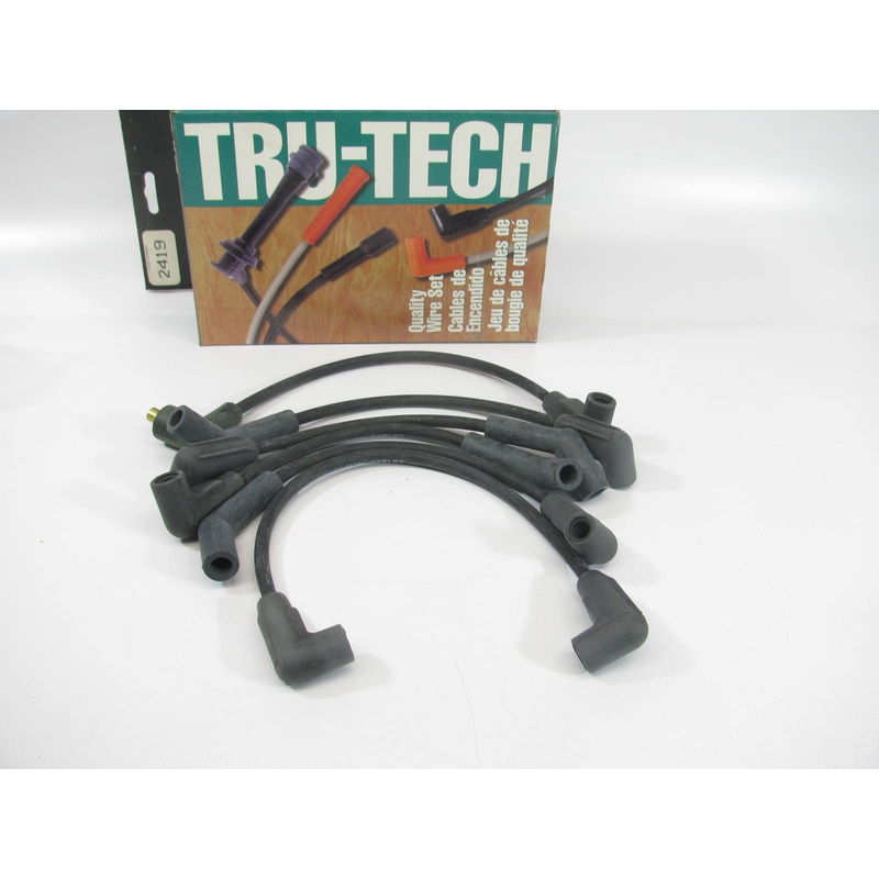 Tru-tech 2419 Ignition Spark Plug Wire Set For 1983-1990 Jeep AMC 2.5L-L4