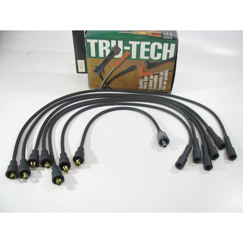 Tru-tech 2613 Ignition Spark Plug Wire Set For 1987-1989 Dodge 3.9L-V6