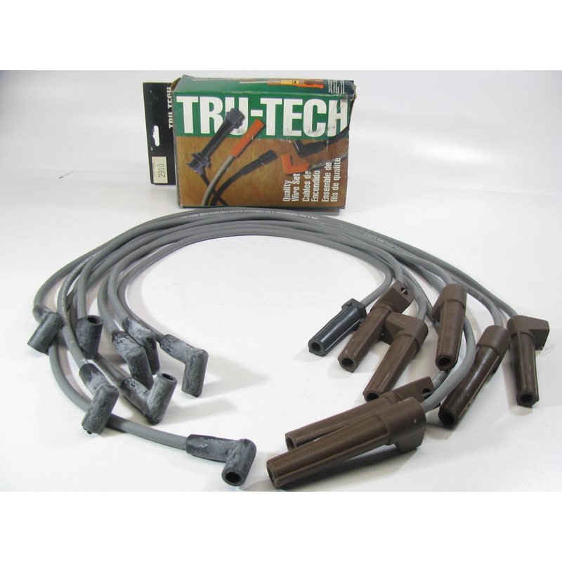 Tru-tech 2910 Ignition Spark Plug Wire Set For 1985-1989 Chevrolet GMC 7.4L-V8