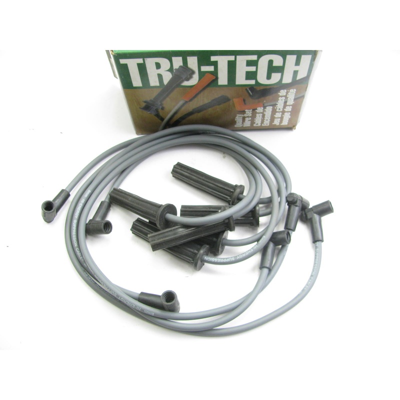 Tru-tech 2928 Ignition Spark Plug Wire Set 74-86 GM 2.8L 3.0L 3.2L 3.8L 4.1L-V6