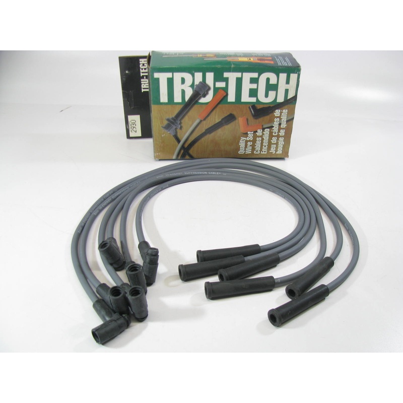 Tru-tech 2930 Ignition Spark Plug Wire Set For 1975-1987 GM 3.0L 3.8L 4.1L-V6
