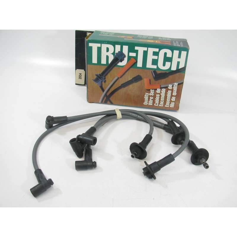 Tru-tech 2934 Ignition Spark Plug Wire Set 1975 Chevrolet Pontiac 2.3L-L4