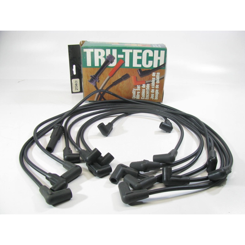 Tru-tech 2940 Ignition Spark Plug Wire Set for 1987-1988 GM 5.0L 5.7L-V8