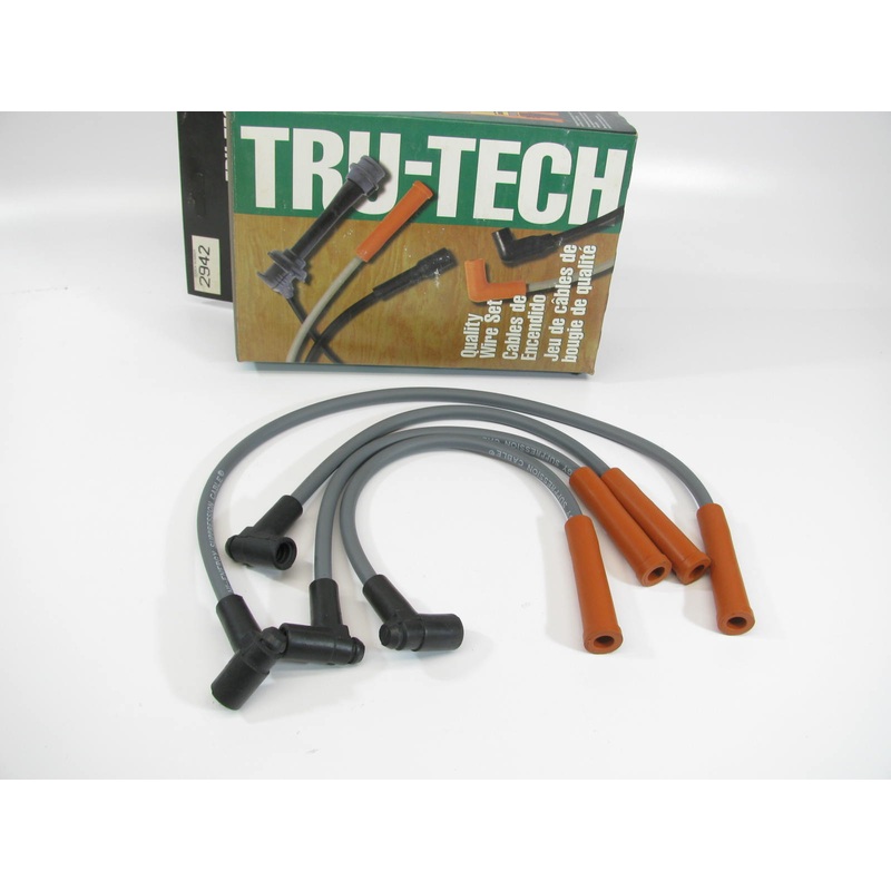 Tru-tech 2942 Ignition Spark Plug Wire Set for 1977-1979 GM 2.5L-L4